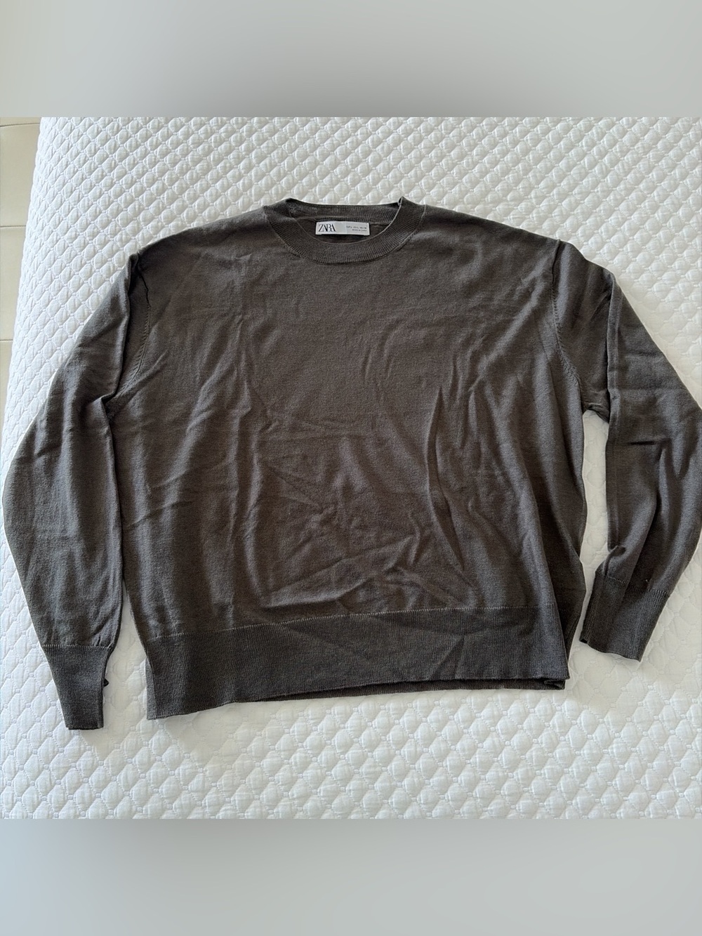 Zara Crewneck Sweater in Gray